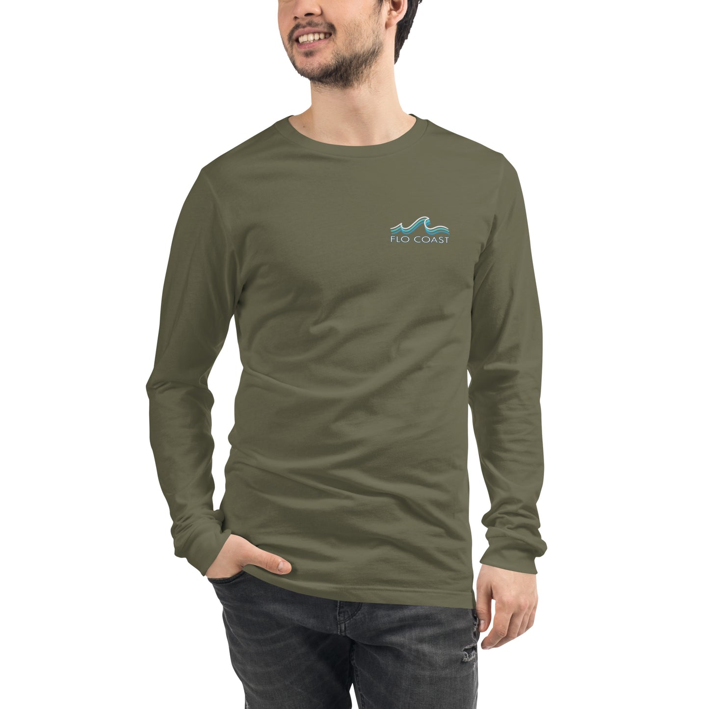 Flo Coast Signature Unisex Long Sleeve Tee-T-Shirt-Flo Coast Apparel