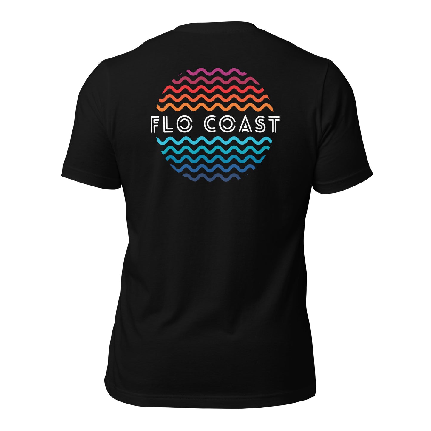 Sunset Waves Circle T-Shirt-T-Shirt-Flo Coast Apparel