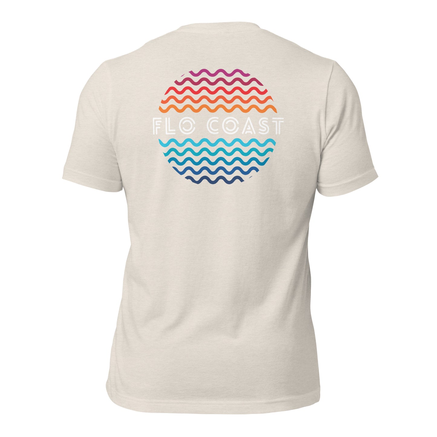 Sunset Waves Circle T-Shirt-T-Shirt-Flo Coast Apparel