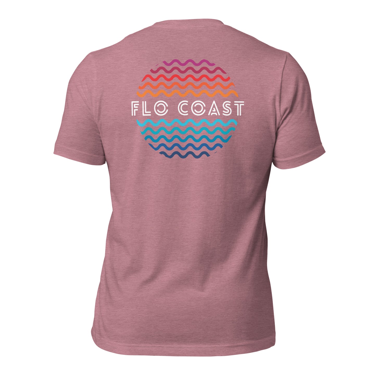 Sunset Waves Circle T-Shirt-T-Shirt-Flo Coast Apparel