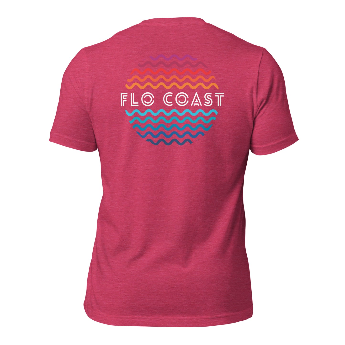 Sunset Waves Circle T-Shirt-T-Shirt-Flo Coast Apparel