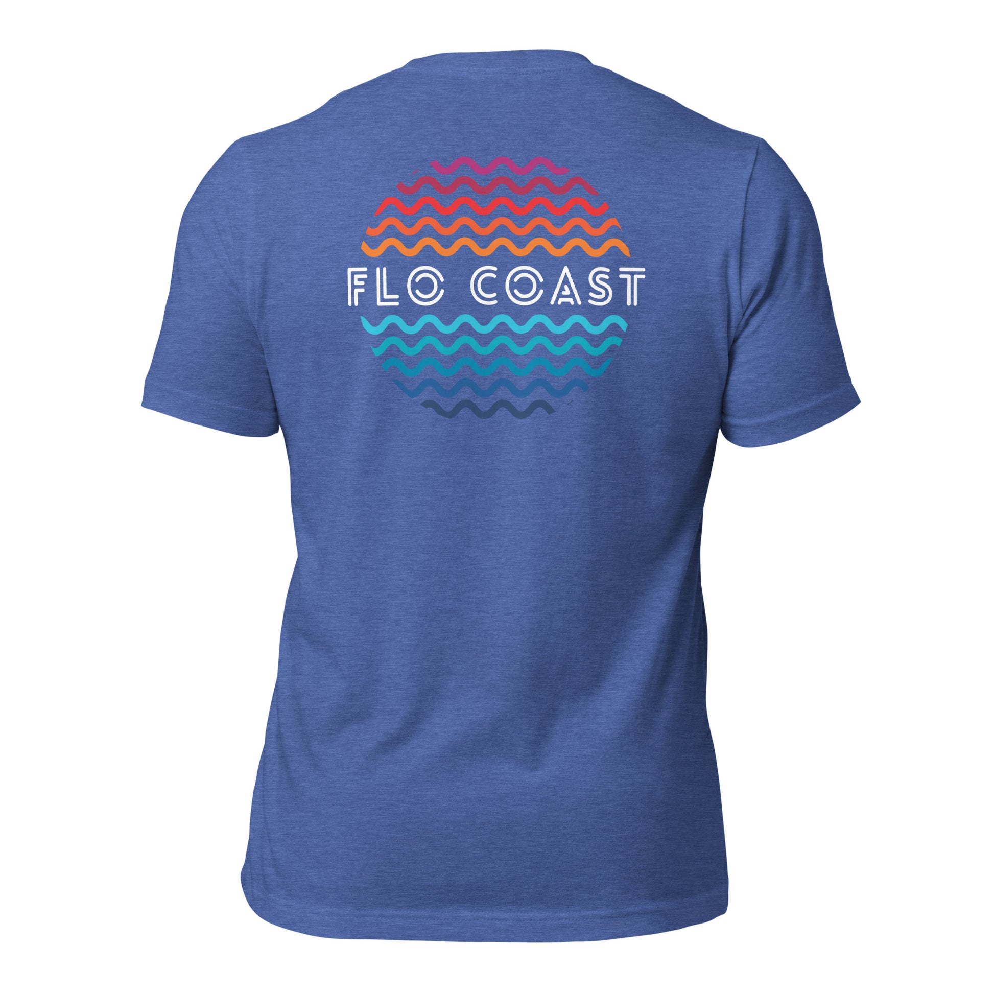 Sunset Waves Circle T-Shirt-T-Shirt-Flo Coast Apparel