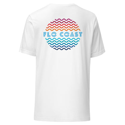 Sunset Waves Circle T-Shirt-T-Shirt-Flo Coast Apparel