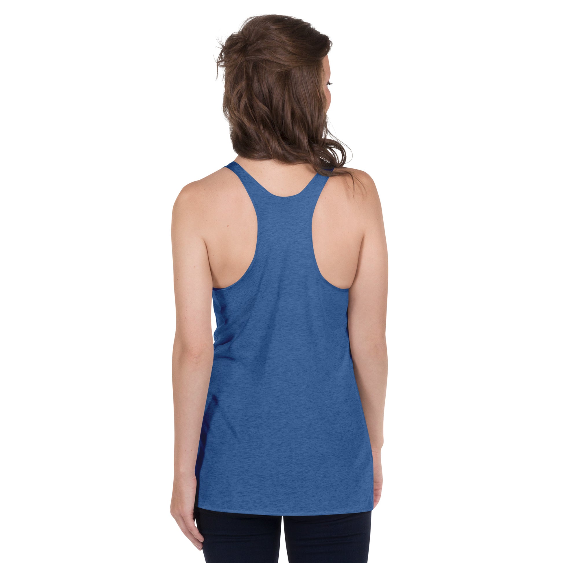 Women's Graffiti Palm Racerback Tank-Flo Coast Apparel